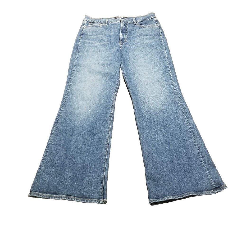 Veronica Beard Jeans Women's 32 Crosbie Wide Leg Loafer High Rise Denim (33x30)